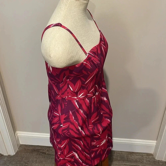 NWT!! French Connection - Berina Sweetheart Sundress - Pink/Purple - Size 8 - Picture 7 of 10